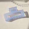Korean Frosted Large Claw Clip - Elegant Shark Hair Accessory for Women's Updos