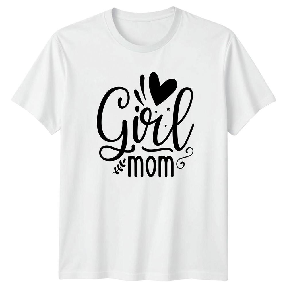 Girl Mom Unisexs TShirt Motherhood Family Mothers Day Gift For Her S