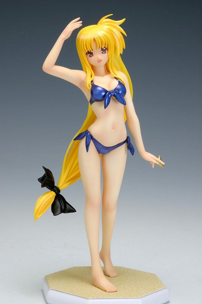Magical Girl Lyrical Nanoha StrikerS Fate Harlaown scale PVC painted finished T. (1/10 product)