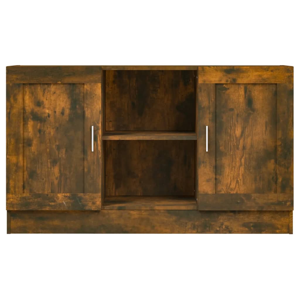 Vidaxl Komoda, Przydymiony Dąb, 120X30,5X70Cm, Materiał Drewnopochodny