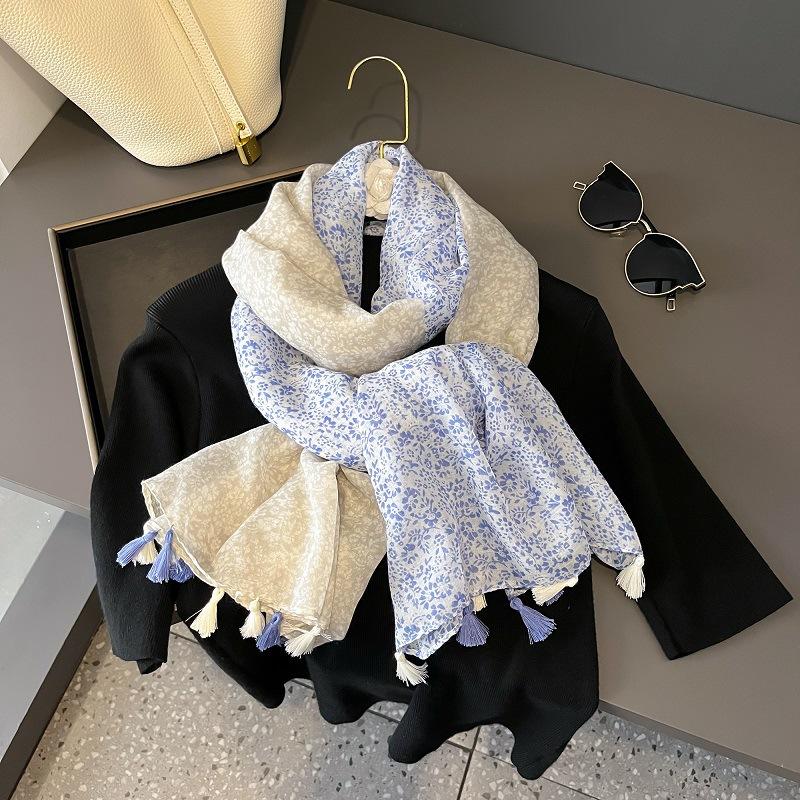 31 Design Fashion Bohemina Paisley Floral Tassel Viscose Shawl Scarf High Quality Wrap Pashmina Stole Bufandas Muslim Hijab