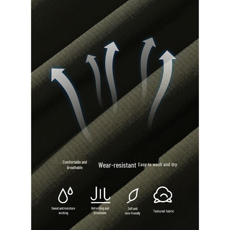 MARK FAIRWHALE Men's Ice Feel Cooling Parachute Cargo Pants