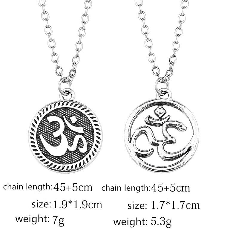 Creative Unique Sports Style Yoga Pattern Pendant Necklace Ornament Christmas Birthday Festival Gift