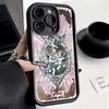 Retro anděl Amorek Silikonový kryt na telefon Pro iPhone 16 14 13 12 11 Pro Max XS X XR 7 8 15 Plus 16E SE Nárazuvzdorný měkký nárazník