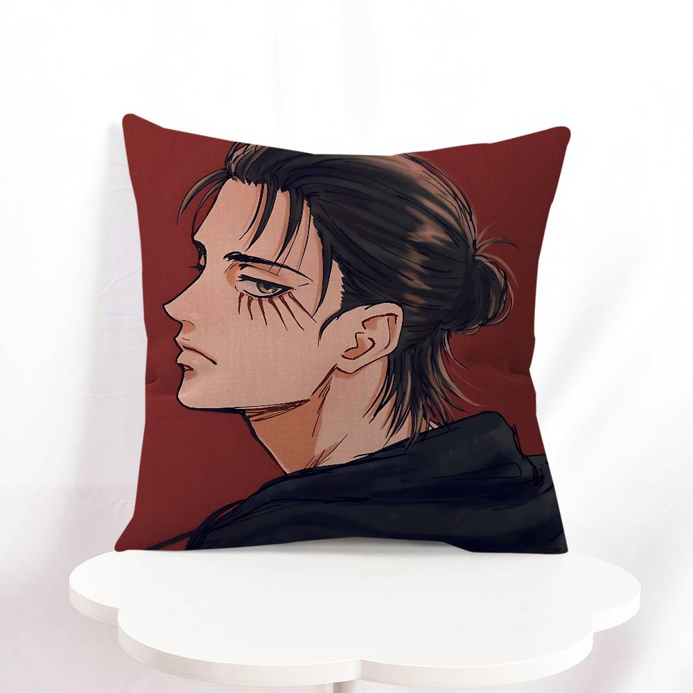 

E-Эрен Йегер Персонализированная наволочка Пылезащитный чехол Спальня Детская вечеринка Украшение Наволочка День рождения Детский подарок 16x16Inch