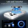 For Apple 17 Mobile Phone Case Frosted Translucent Magnetic with Camera Ai Button 16promax Anti-fall Protective Case
