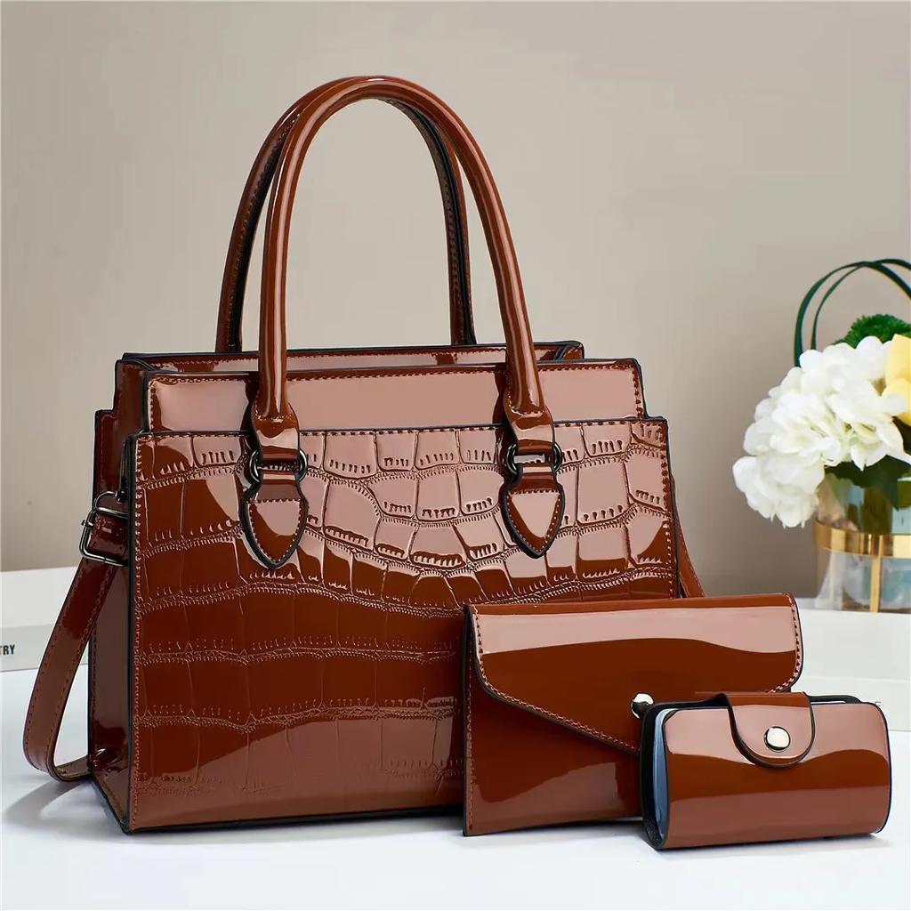 Luxury Brand Designer Women'S Handbag High-Quality Crocodile Pattern Shoulder Bag Fashionable New Versatile Crossbody Bag Women