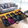 Monkey Street Graffiti Carpet Rug for Living Room Bedroom Home Sofa Decoration,Kids play Non-slip Floor Mat