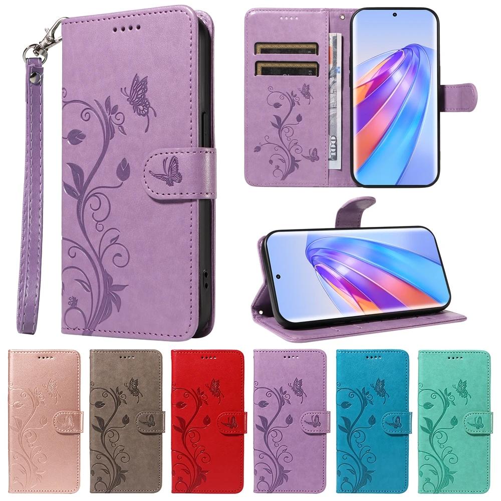 Leather Case For Honor 200 90 70 Lite X6 X6S X6B X6A X7B X7A X8 X8A X8B X9A X9B X9 Magic 6 5 Pro Huawei P70 Stand Wallet