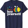 Gay Bee Yourself Cute Rainbow Pride Flag Lgbtq T Shirt
