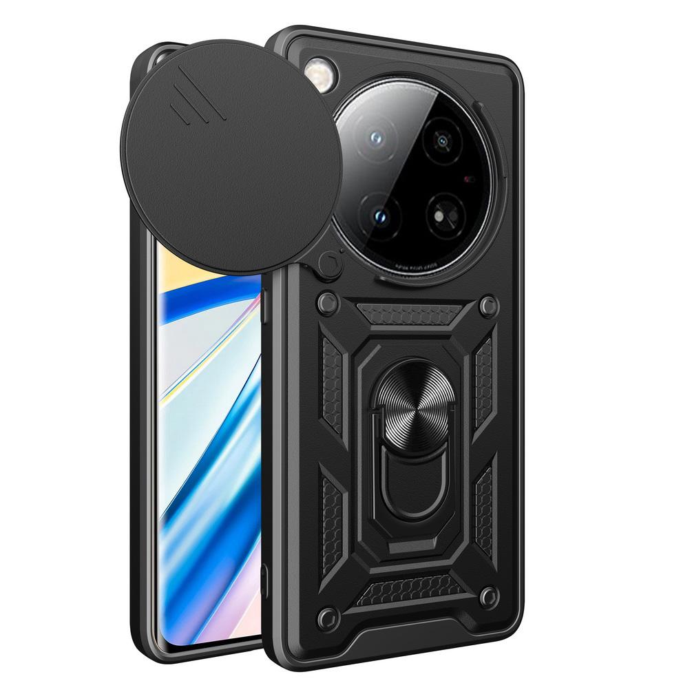 

Защитный чехол для камеры Infinix Zero 40 5G INFINIX ZERO 40 5G Armor Hybrid Ring Back Cover Infinix Zero 40 5G чёрный