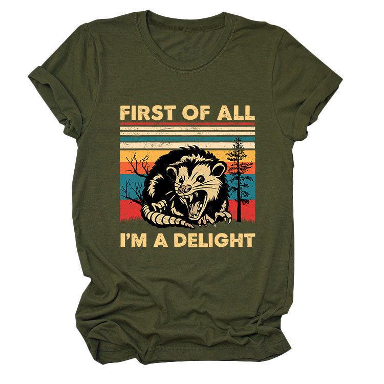 Unisex Summer Delight Round Neck T-Shirt