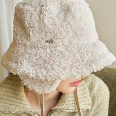 J.ESTINA J.LETTER Fur Earflap Hat IV (JEACEM4BF919IV320)