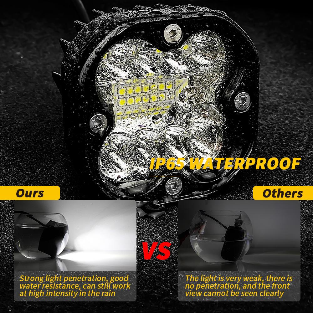 3" Running Lights for Cars Motorcycle Led Bar Fog Lights Headlights Spotlight DRL Pod Lamps for Auto 4x4 Off Road ATV