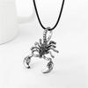 Creative Design Animal Scorpion Pendant Necklace Men Women Stainless Steel Punk Hip Hop Necklace Jewelry Party Club Gift S410