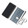 Outdoor Phone Battery Power Bank 2W Flexible Solar Panel with USB Port Camping Charging Battery for Mobilephone