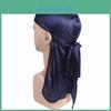 Durag Bandana de Seda Unissex de Qualidade Premium com Cauda Longa para Conforto Máximo