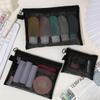 1 buc Geantă Cosmetică Transparentă din Plasă Mică Mare Neagră Geantă de Machiaj Portabilă Organizator de Toaletă de Călătorie Etui Pungă pentru Depozitare Ruj