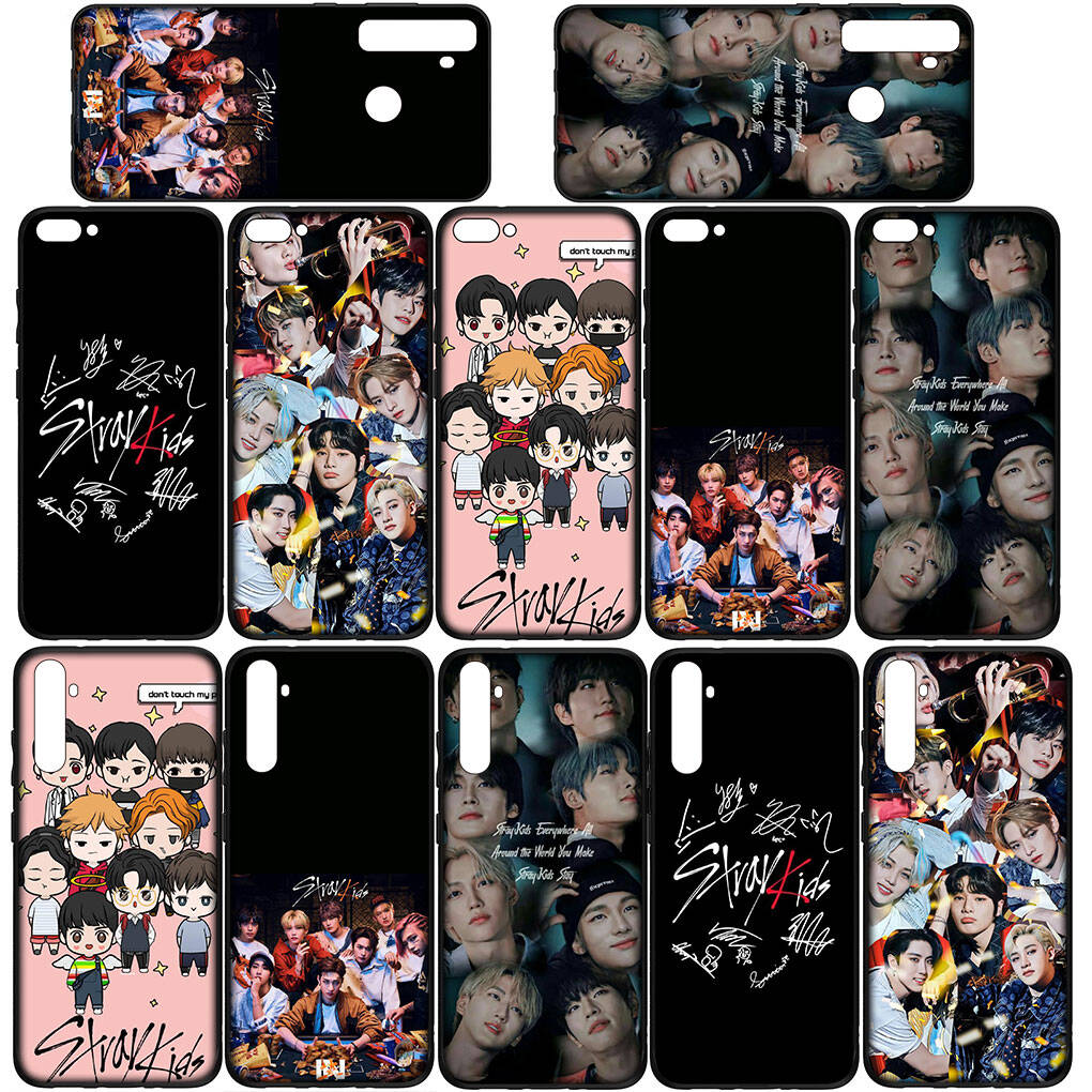 Etui na iPhone 17 16 15 Xiaomi Poco Redmi Note 14 13 12 11 Pro Max 9 16e Samsung Galaxy S25 S24 S23 OPPO Huawei SKZ Stray Kpop Kids Gorące Etui na Telefon