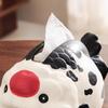 Cartoon Goldfish Tissue Box Home Living Room Desktop Storage Fish Ceramic Napkin Holder Toilet Paper Holder Home Decoration
