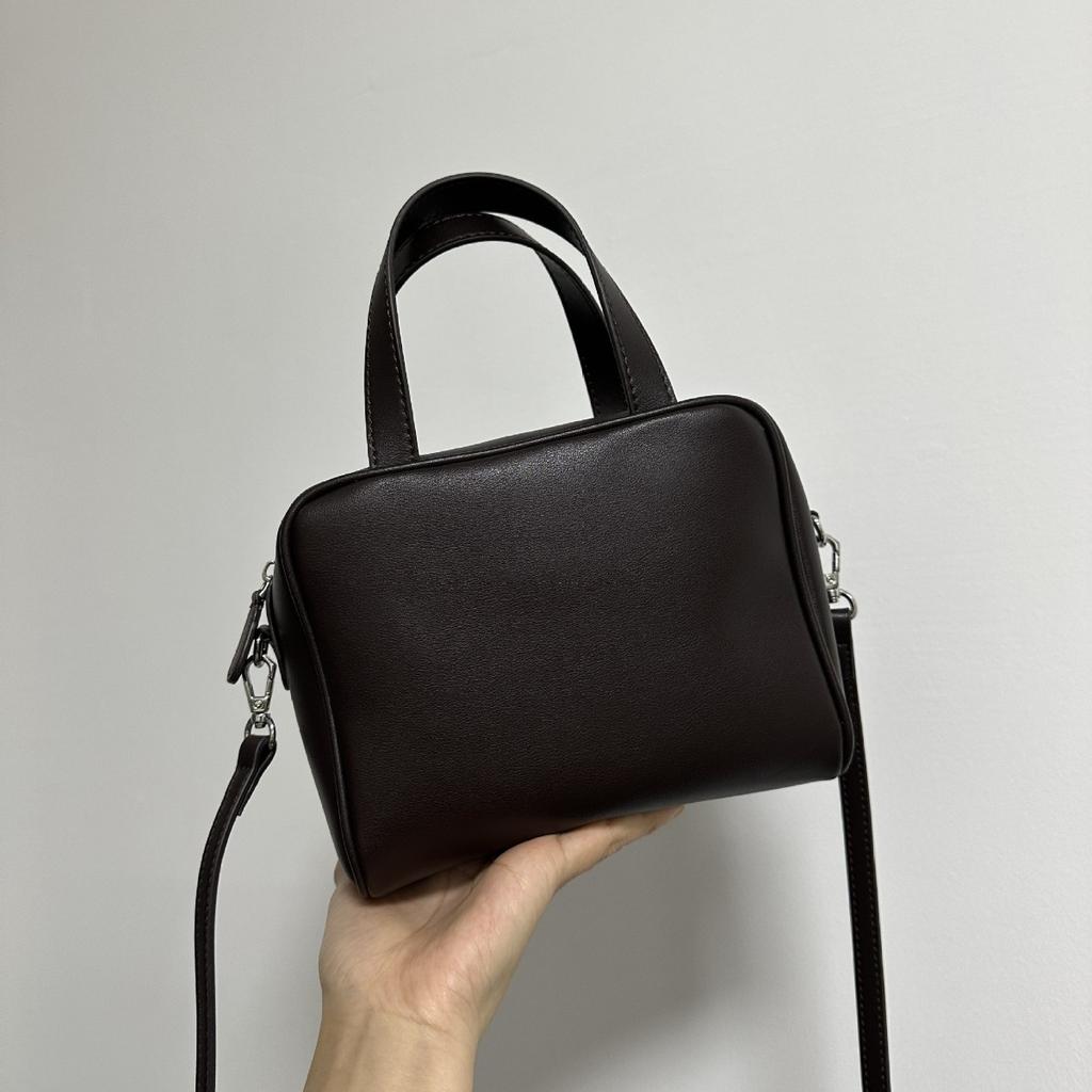 TR same Ray small square bag, leather simple portable shoulder messenger bag, tofu bag, hand carry camera bag, tote bag