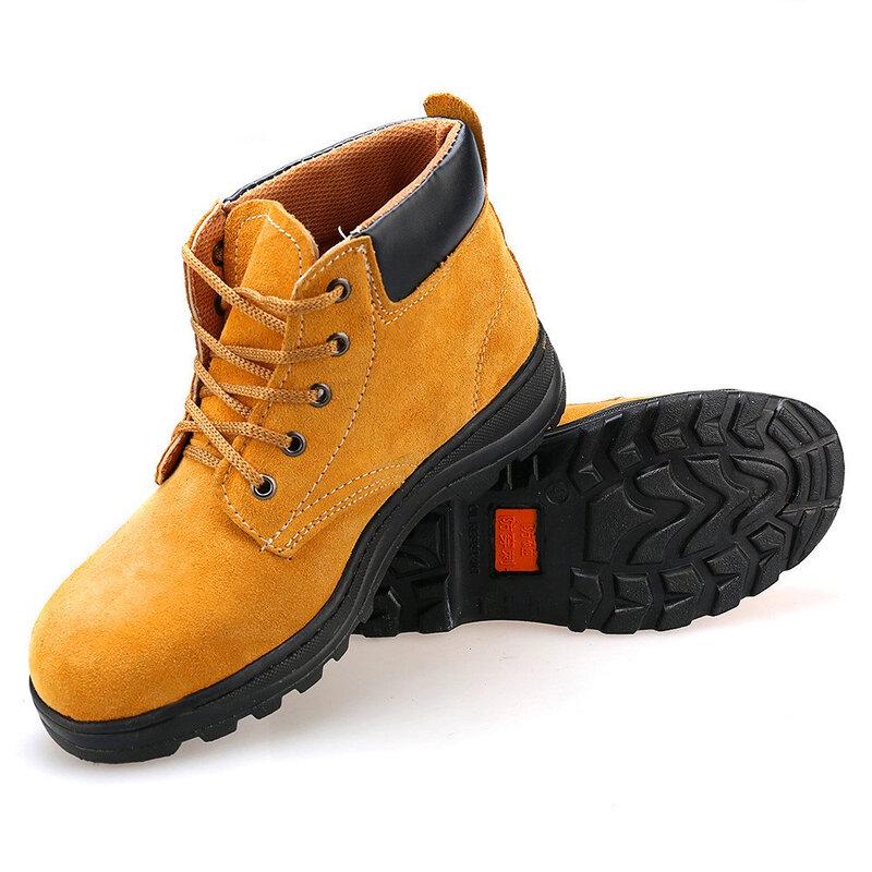 

Alliance Messenger Breathable Leather Steel Toe Safety Shoes 37