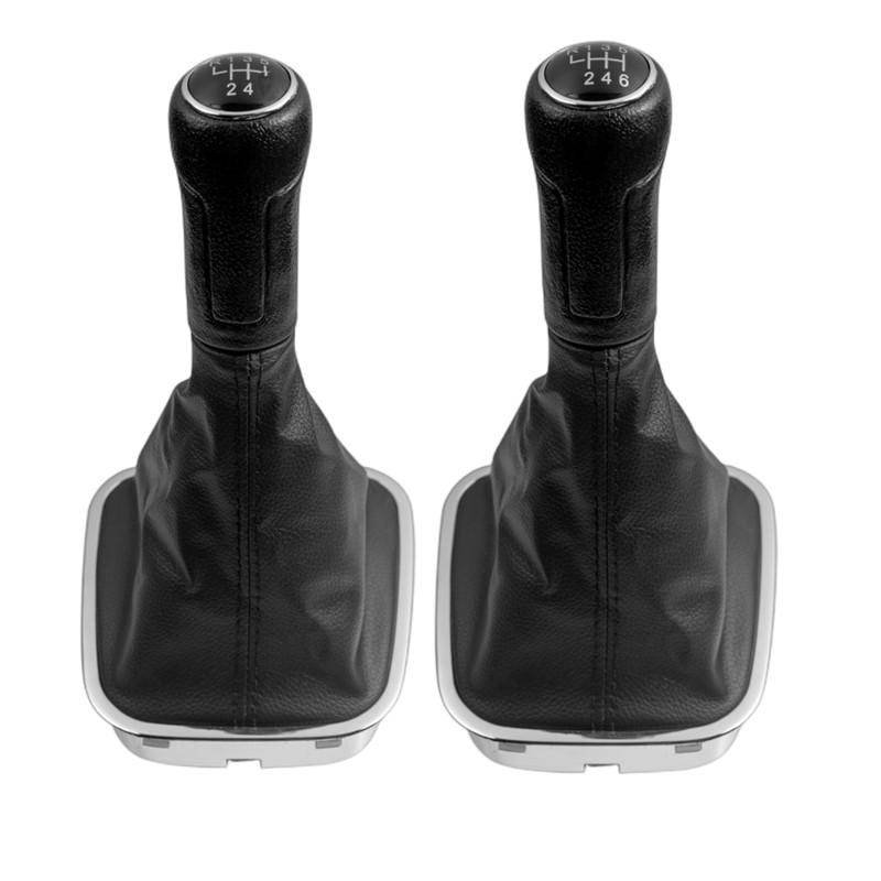 5/6-Gang Schalthebelmanschette Schaltsack Abdeckung Hülle Auto Styling Zubehör Für VW Volkswagen Polo 6C 2015 2016 2017 2018