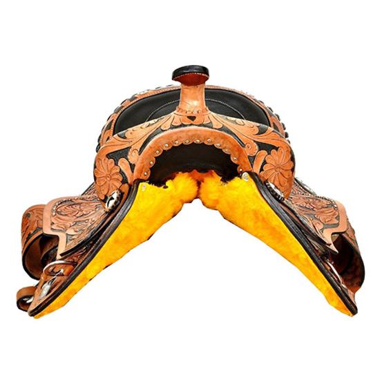 Western Premium Leather Horse Riding Trail Horse Saddle