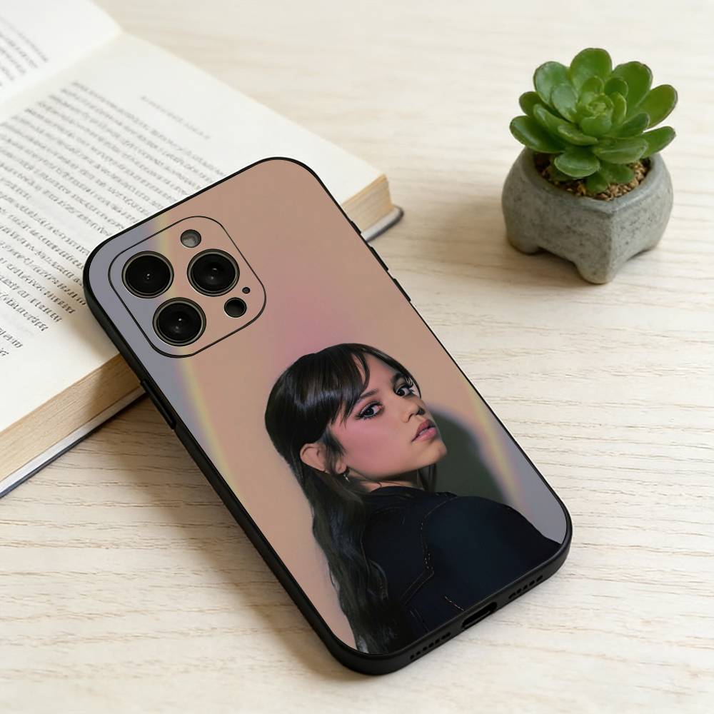 

j-Jenna Ortega Phone Case For iPhone 17, 16,15,14,13,12,11 Plus,Pro Max, Others Soft Black Cover iPhone13PROMAX