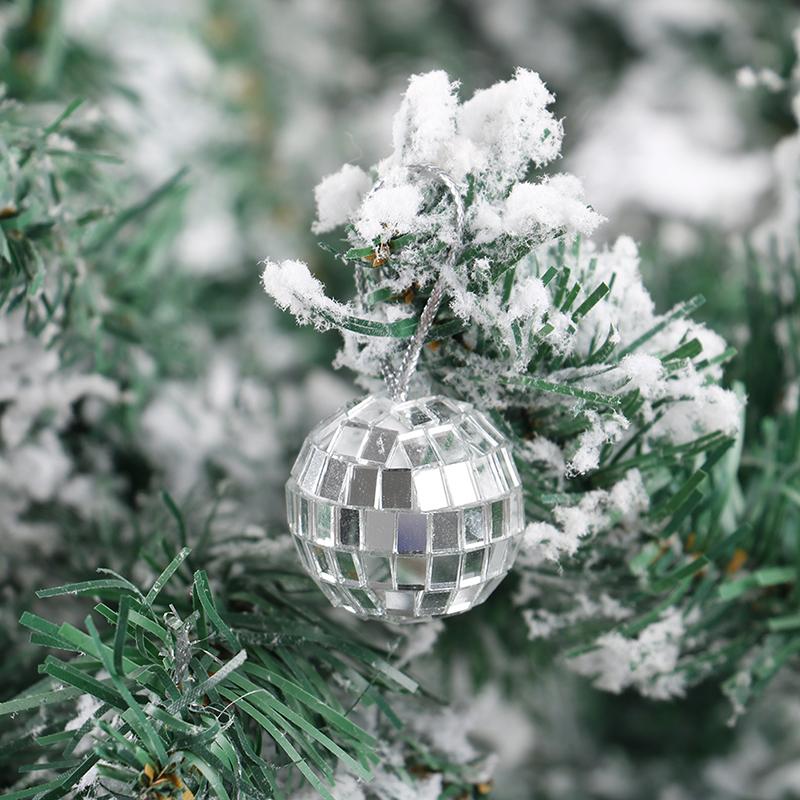 Christmas Ball Ornaments 2-8Cm Mini Disco Mirror Ball Christmas Tree Decoration