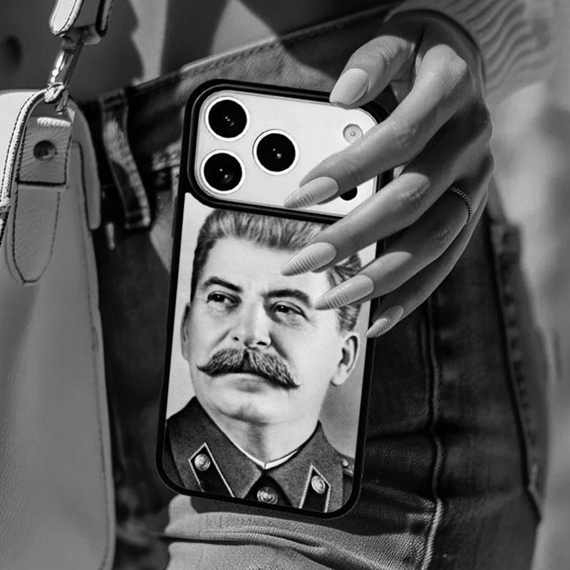 Soviet Union Leader Stalin Phone Case For iPhone 17 Air 14 15 13 12 Max Cover For Apple 16e 11 Pro Max Plus Coque