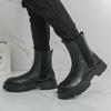 Mode Wintermode Marke Herren Rundzehen Atmungsaktiv Dicksohlige High Top Stiefel Herbst Neu Herren Bequeme Chelsea Outdoor Stiefel