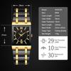 WWOOR Top Brand Luxury Steel Strap Business Quartz Watch Men Casual Waterproof Sports Watch