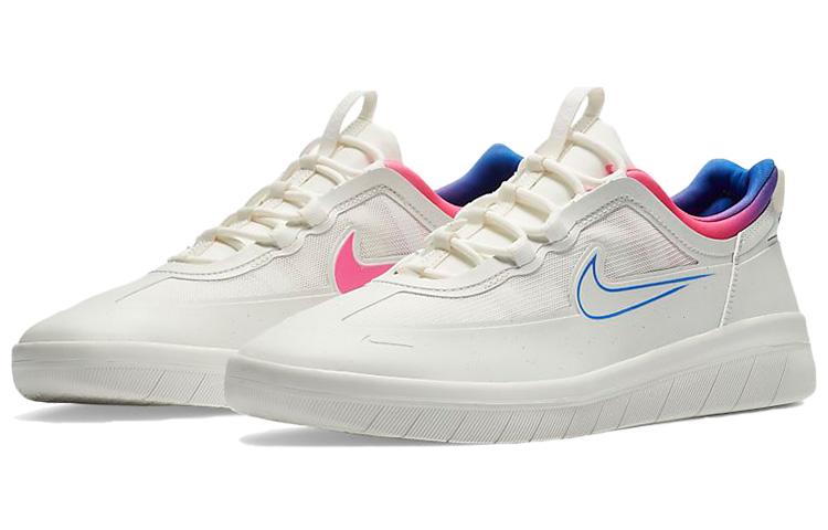 Nike Sb Nyjah Free 2 Summit White Pink Blast Racer Blue CU9220-100