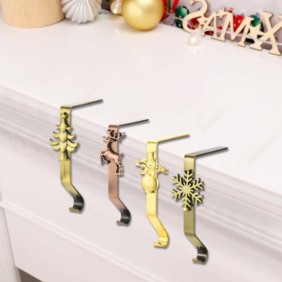 

Рождественская елка Yousheng, лось, снеговик, снежинка, декор, металлическая вешалка, каминная полка, держатель для рождественских чулок, украшение для вечеринки