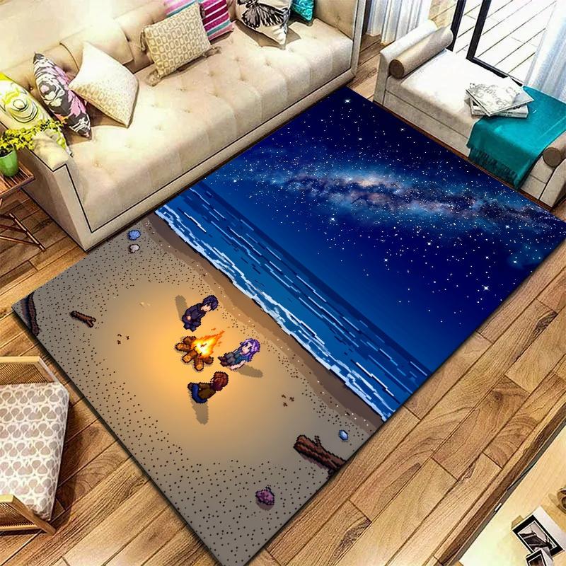Stardew Valley Carpet Rug for Living Room Bedroom Home Sofa Decoration,Kids play Nonslip Floor Mat