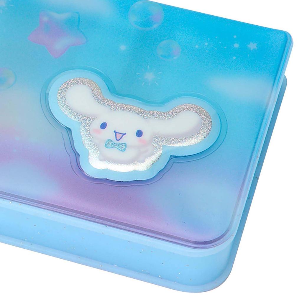 Sanrio Opening Pencil Holds 6 Includes Mini Sharpener and Name Product 264971 (SANRIO) Double-Sided Case, Cinnamoroll, Double-Sided Opening, Pencils,