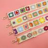 Hand DIY Embroidery Vintage Style Adjustable Shoulder Strap Colorful Crossbody Replacement Strap Handbags Purse Accessory Strap