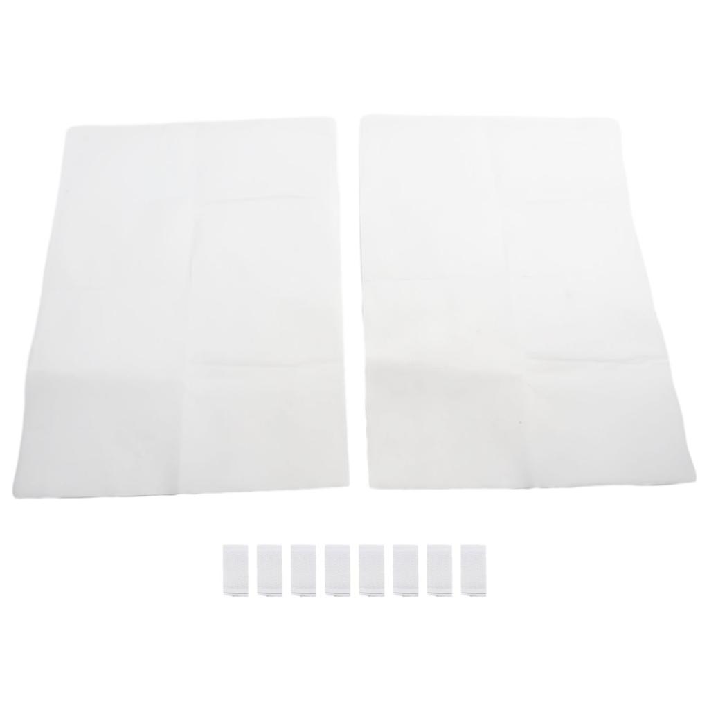 Fan Filter Paper Filter Non-woven Professional White 4 Packs 46*32CM Accessories Extractor Grease Hood Kitchen