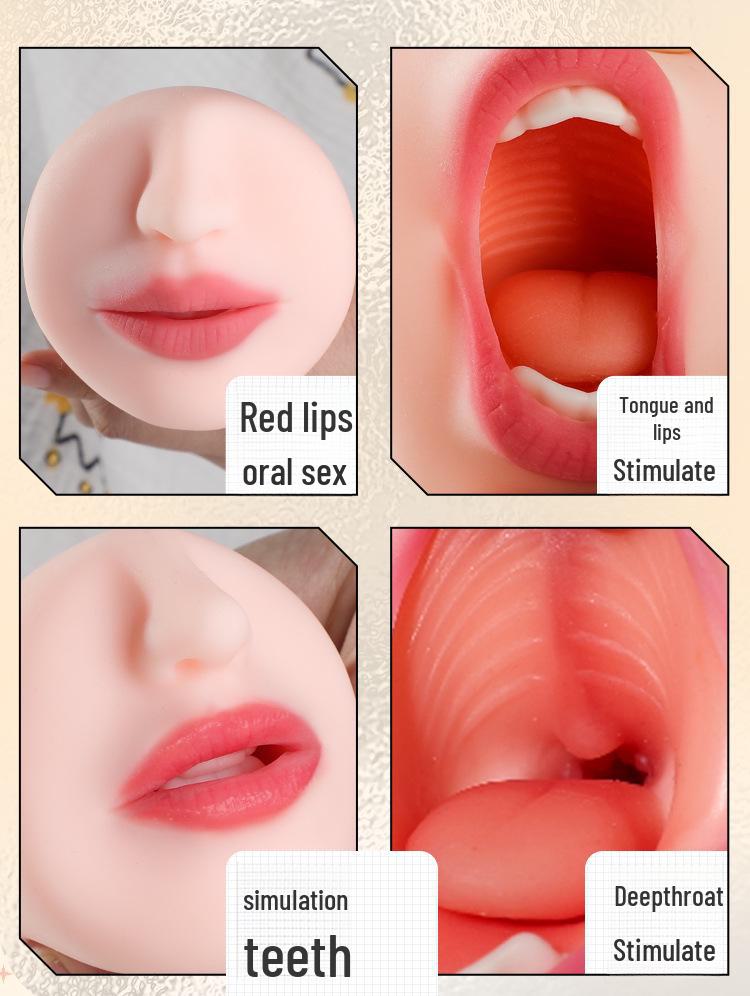 Deep Throat Mold Male Masturbator: Exciting Oral Sex Toy for Adults, Fun Box - 30 Pieces