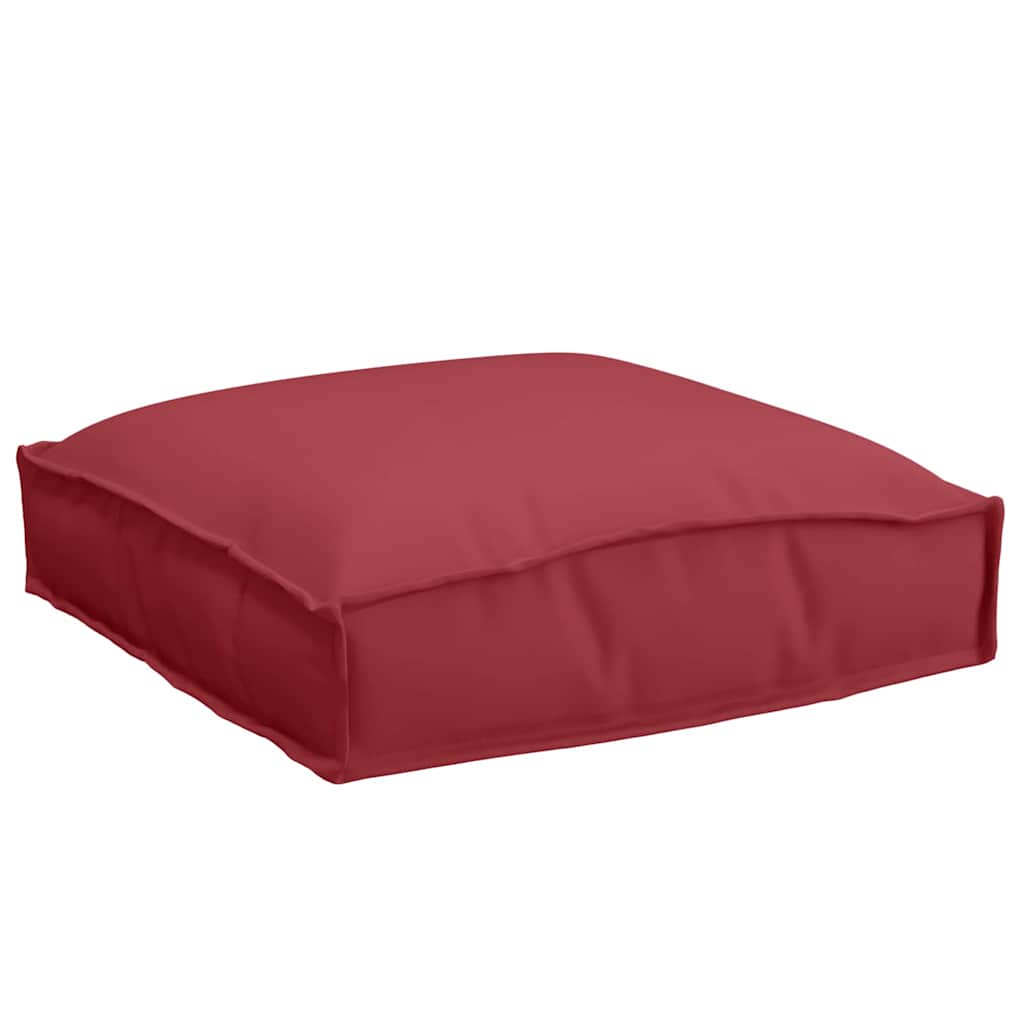 Cushions 2 Pcs Burgundy 40 X 40 X 8 Cm Oxford Fabric