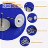 10PCS/Set Multi-Size Double Sided Diamond Glass Grinding Disc Wheel Circular Saw Blade Ceramic Tile Cutting Disc Polishing Tools