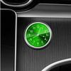 Mini Quartz Clock For Car Glow In The Dark Car Dashboard Watch Small Analog Clock Stick On Clock For Car Dashboard Analog Car