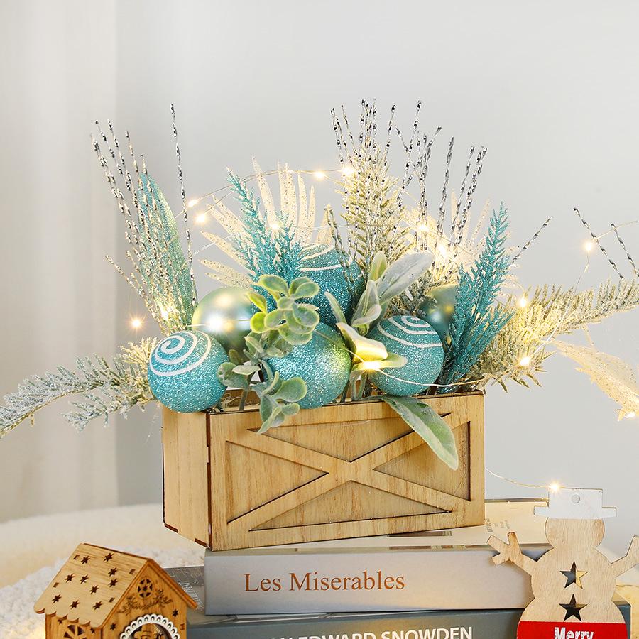 Luminous Mini Christmas Tree Set - Desktop Decoration and Gift