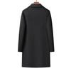Kaschmirmantel Herren Lang Überknie Business Casual Revers Herbst und Winter Wollmantel Mantel