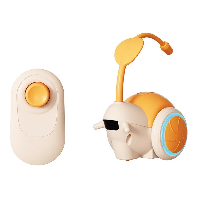 

Cat Toys Car for Bored Indoor Adult Cats Remote Control Cat Toy with 4 Directions LED Lights Interactive Remote Control Toy 7.3X6.4x9.7cm