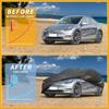Motoforti All-Weather Waterproof Car Cover - UV-Resistant Outdoor Full Exterior Protection for Tesla Model Y -2025 210D-PU