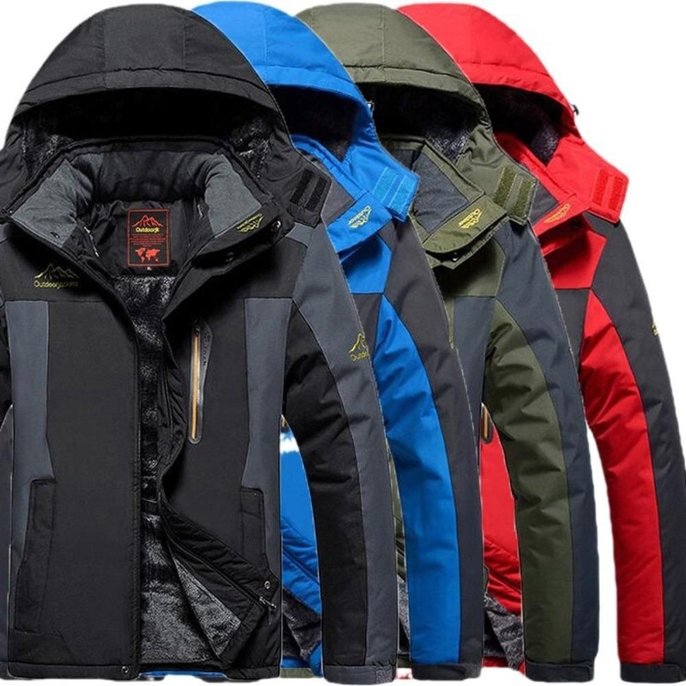 Waterproof Lightweight Jacket Mens Mesh Lined Outdoor Jacket Windproof Fishing Hiking Jacket Rain Coat Male Windbreaker