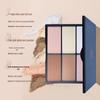 Six-Color All-in-One Contour & Highlight Palette for Professional Makeup