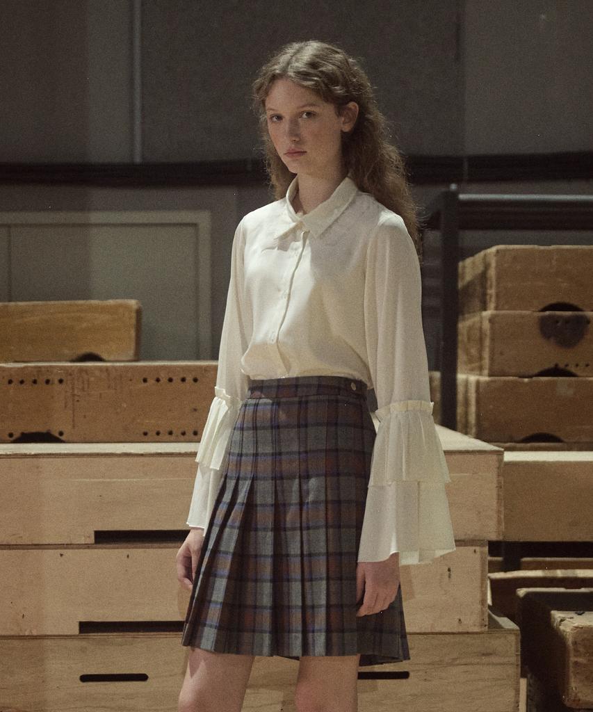 Lagpiswiwedeoweeo Rfh Classic Check Pleats Skirt - 3Color